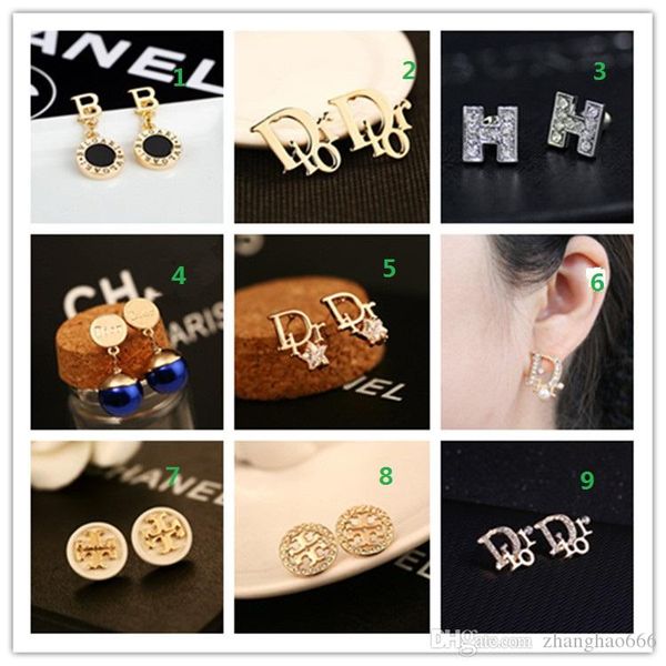 wholesale price 14k classic designer pearl diamond earrings studs gold silver dangler jewelry accessories party gift b3, Golden;silver
wholesale price 14k classic designer pearl diamond earrings studs gold silver dangler jewelry accessories party gift b3, Golden;silver