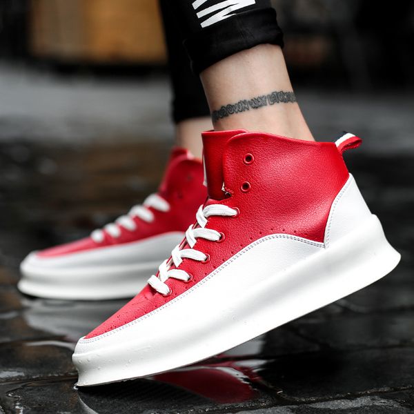 nice men high kanye justin cool mens casual shoesmale motorcycle sneakers hip hop designer brand height increase owen botas, Black
nice men high kanye justin cool mens casual shoesmale motorcycle sneakers hip hop designer brand height increase owen botas, Black