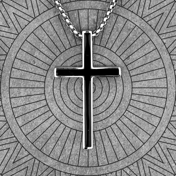 simple black cross long men necklace pendants chain punk for boyfriend male stainless steel jewelry creativity gift wholesale, Silver
simple black cross long men necklace pendants chain punk for boyfriend male stainless steel jewelry creativity gift wholesale, Silver