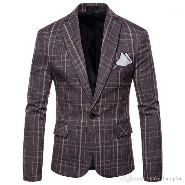 spring long sleeve mens business single button mens apparel plaid printed mens blazers high quality, White;black
spring long sleeve mens business single button mens apparel plaid printed mens blazers high quality, White;black