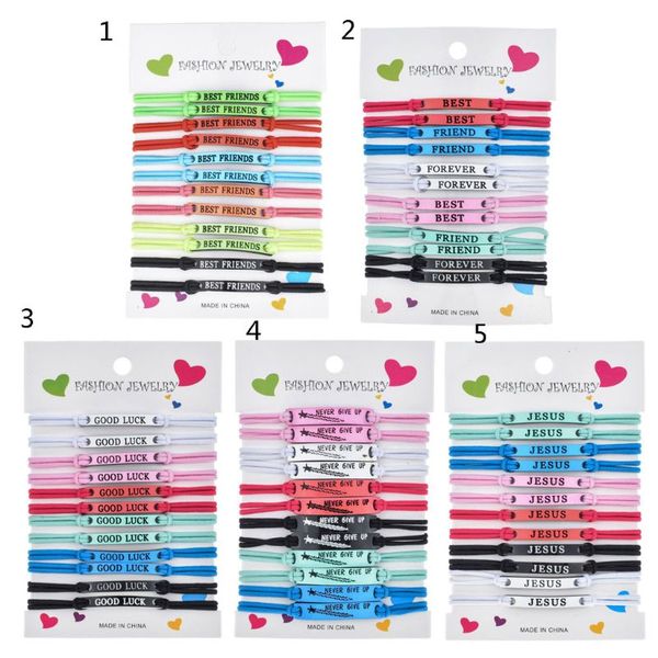 12pcs friends good luck jesus elastic braided bracelet kit bff kids jewelry alloy & rope elastic bracelet, Golden;silver
12pcs friends good luck jesus elastic braided bracelet kit bff kids jewelry alloy & rope elastic bracelet, Golden;silver