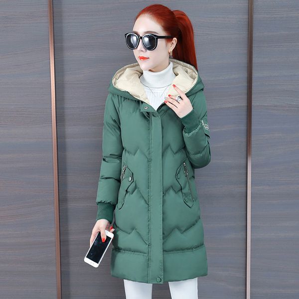 women hooded down coat 2019 new korean winter fashion back embroidery splice zipper button pockets thick loose long outerwear, Black
women hooded down coat 2019 new korean winter fashion back embroidery splice zipper button pockets thick loose long outerwear, Black