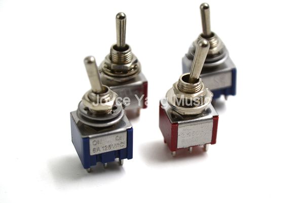 niko 2/3 way selector electric guitar pickup switches guitar toggle lever red/blue
niko 2/3 way selector electric guitar pickup switches guitar toggle lever red/blue