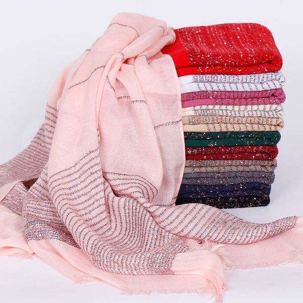 fashion glitter plain cotton scarf hijab stripe scarves shimmer shawls women muslim hijabs wrap headscarf180*70cm, Blue;gray
fashion glitter plain cotton scarf hijab stripe scarves shimmer shawls women muslim hijabs wrap headscarf180*70cm, Blue;gray