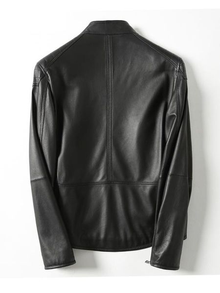 men's leather & faux genuine mens bomber motorcycle jacket men real sheepkin coat blouson cuir homme kfs29m004 kj2285, Black
men's leather & faux genuine mens bomber motorcycle jacket men real sheepkin coat blouson cuir homme kfs29m004 kj2285, Black