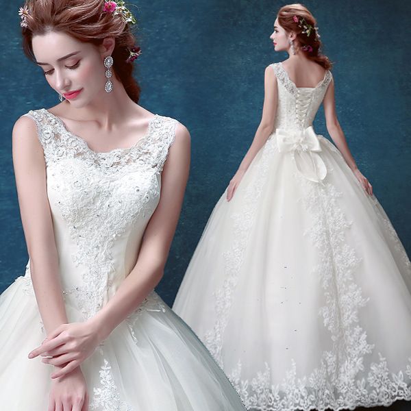 french wedding dress 2023 new bridal wedding simple light wedding dress sen travel show thin wedding dress, White
french wedding dress 2023 new bridal wedding simple light wedding dress sen travel show thin wedding dress, White