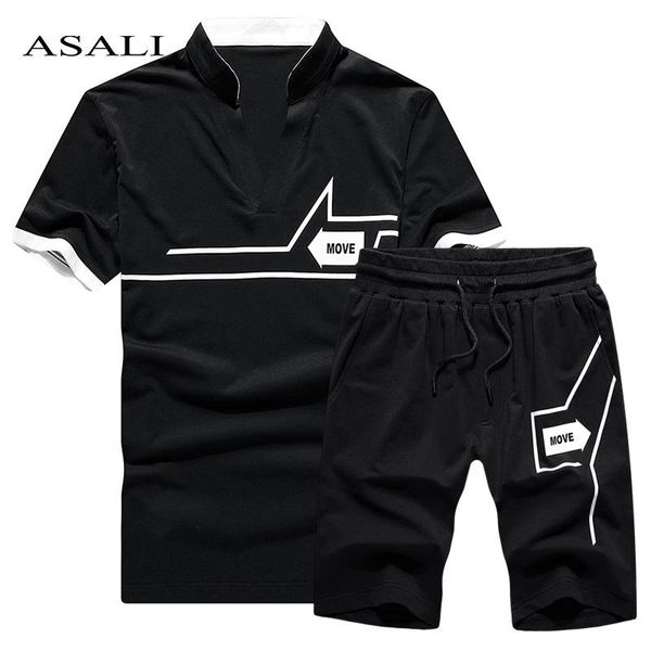 mens set summer casual fashion men tracksuit men's shorts suits 2019 new brand jogger sport sportwear male 2 piece streetwear, Gray
mens set summer casual fashion men tracksuit men's shorts suits 2019 new brand jogger sport sportwear male 2 piece streetwear, Gray