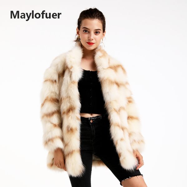 maylofuer gold fur jacket with stand collar women natural and real fur jacket, Black
maylofuer gold fur jacket with stand collar women natural and real fur jacket, Black