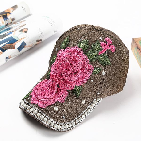 korean version rose diamond hat women's leisure duck tongue hat simple sunshade outdoor baseball cap tide, Blue;gray
korean version rose diamond hat women's leisure duck tongue hat simple sunshade outdoor baseball cap tide, Blue;gray