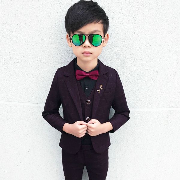 2019 new 3pieces suit for boy weddings costume boys blazer spring autumn gentlemen's clothing for boys coat+vest+pants, White
2019 new 3pieces suit for boy weddings costume boys blazer spring autumn gentlemen's clothing for boys coat+vest+pants, White