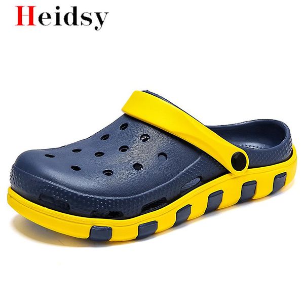 summer casual sandals for men 2020 new men beach slippers breathable hole flats light male massage shoes sandals slippers, Black
summer casual sandals for men 2020 new men beach slippers breathable hole flats light male massage shoes sandals slippers, Black
