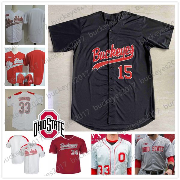 custom ohio state buckeyes 2019 ncaa college baseball серый белый красный сшитый любой номер имя 1 brady cherry 33 dominic canzone джерси s, Black
custom ohio state buckeyes 2019 ncaa college baseball серый белый красный сшитый любой номер имя 1 brady cherry 33 dominic canzone джерси s, Black