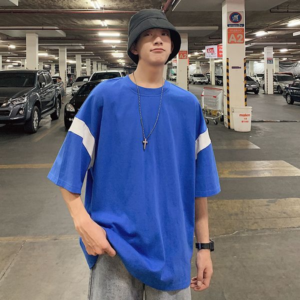 2020 summer new youth popular color insert five-point sleeve t-shirt fashion casual wild loose large size pullover s-5xl, White;black
2020 summer new youth popular color insert five-point sleeve t-shirt fashion casual wild loose large size pullover s-5xl, White;black
