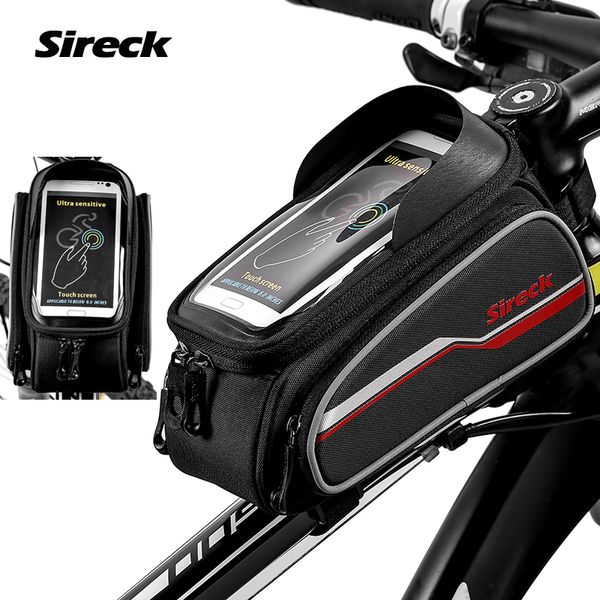 sireck bike bicycle large capacity frame bag touchscreen tube bag for 6.0 inch phone reflective cycling front pannier
sireck bike bicycle large capacity frame bag touchscreen tube bag for 6.0 inch phone reflective cycling front pannier