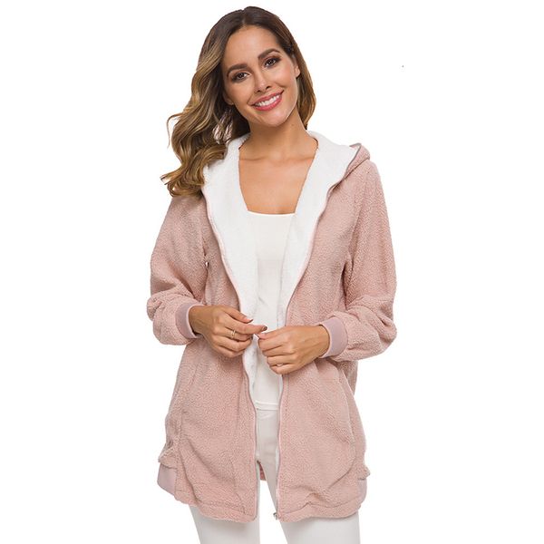 new autumn winner women hooded zipper cashmere coat casual female faux long fur jacket plus size, Black
new autumn winner women hooded zipper cashmere coat casual female faux long fur jacket plus size, Black