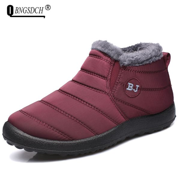 winter warm cotton shoes plus size men and women snow boots thickened plus velvet short boots women waterproof handmade shoes, Black
winter warm cotton shoes plus size men and women snow boots thickened plus velvet short boots women waterproof handmade shoes, Black
