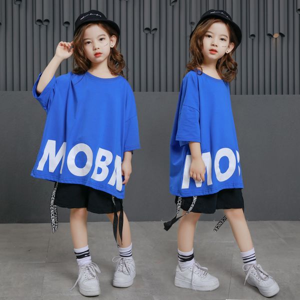3 colors hip hop dance costume clothing for girls boys cotton long t shirt casual shorts kids jazz ballroom dancing clothes, Black;red
3 colors hip hop dance costume clothing for girls boys cotton long t shirt casual shorts kids jazz ballroom dancing clothes, Black;red