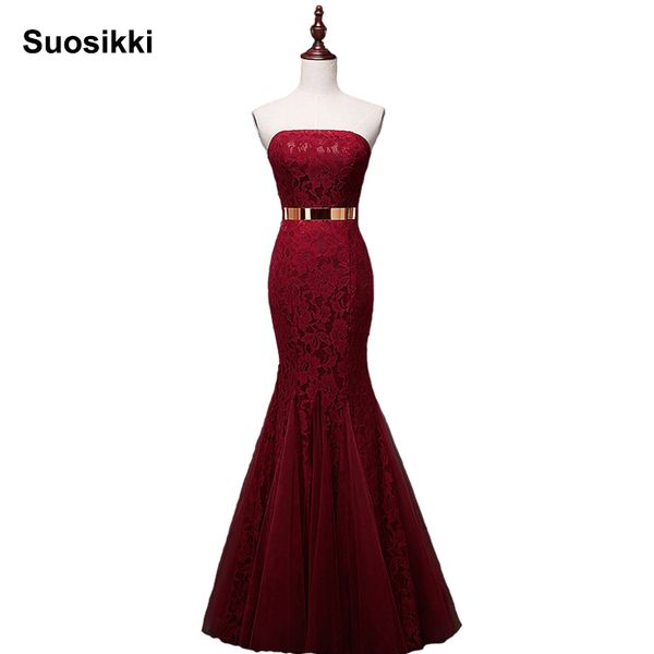 suosikki new arrival mermaid evening dresses long strapless formal prom party dress vestidos de festa, White;black
suosikki new arrival mermaid evening dresses long strapless formal prom party dress vestidos de festa, White;black