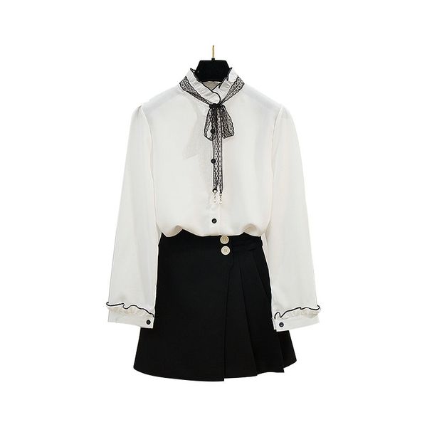 bow tie sweet white blouse women ruffled long sleeve fashion ladies shirts solid lace up casual autumn blusa feminina
bow tie sweet white blouse women ruffled long sleeve fashion ladies shirts solid lace up casual autumn blusa feminina