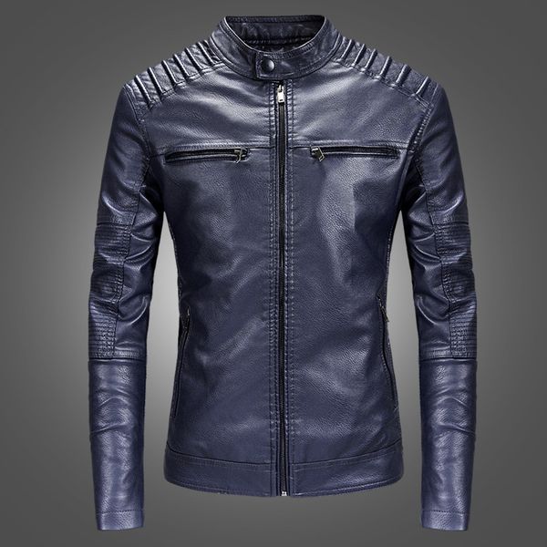 trend increase down man leisure time leather motorcycle jackets men styles clothing leather jacket keep warm type male loose coat, Black
trend increase down man leisure time leather motorcycle jackets men styles clothing leather jacket keep warm type male loose coat, Black