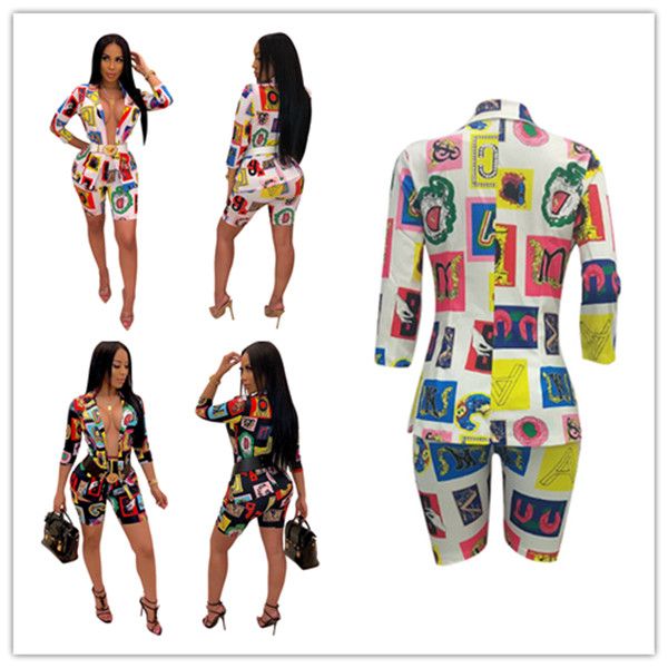 women paisley blazers shorts set ladies 3/4 sleeve coat jacket +shorts tracksuit designer print tailored party club clothes c61704, White
women paisley blazers shorts set ladies 3/4 sleeve coat jacket +shorts tracksuit designer print tailored party club clothes c61704, White