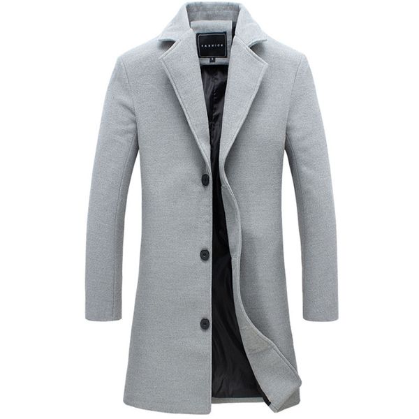 2019 autumn and winter men's solid windbreaker fashion casual slim long windbreakers male turn-down collar cotton coat men, Tan;black
2019 autumn and winter men's solid windbreaker fashion casual slim long windbreakers male turn-down collar cotton coat men, Tan;black