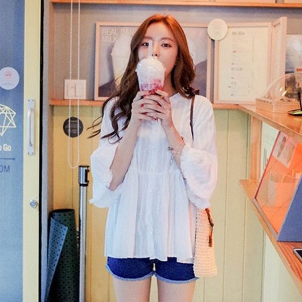 women's blouses & shirts women summer three quarter sleeve blouse woman ladies cotton linen female casual blusa feminina plus size, White
women's blouses & shirts women summer three quarter sleeve blouse woman ladies cotton linen female casual blusa feminina plus size, White