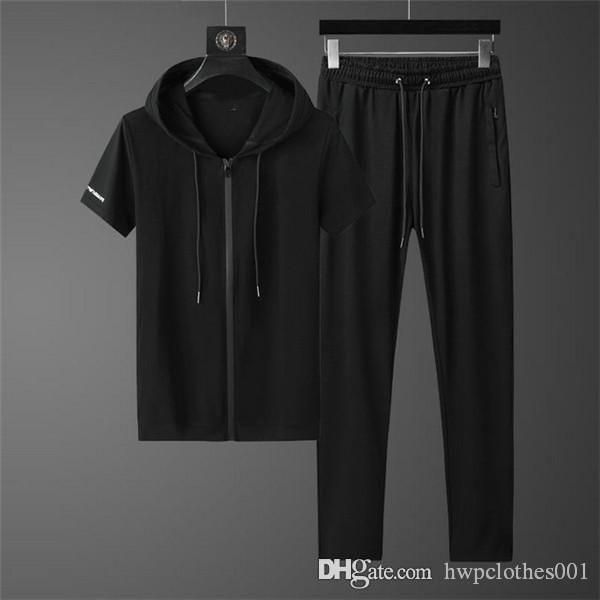designer luxury men's hooded short t-shirt + trousers fashion casual sportswear brand summer beach vacation women's jogging slim s, Gray
designer luxury men's hooded short t-shirt + trousers fashion casual sportswear brand summer beach vacation women's jogging slim s, Gray