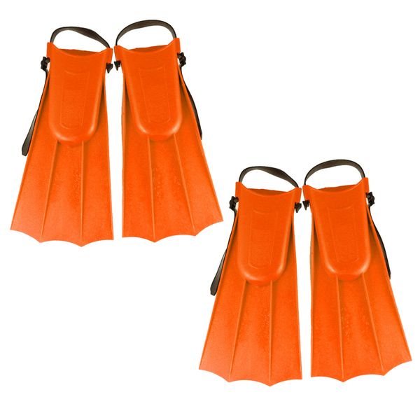2 pairs snorkel fins, swimming training fins flippers for men women - adjustable & comfortable
2 pairs snorkel fins, swimming training fins flippers for men women - adjustable & comfortable