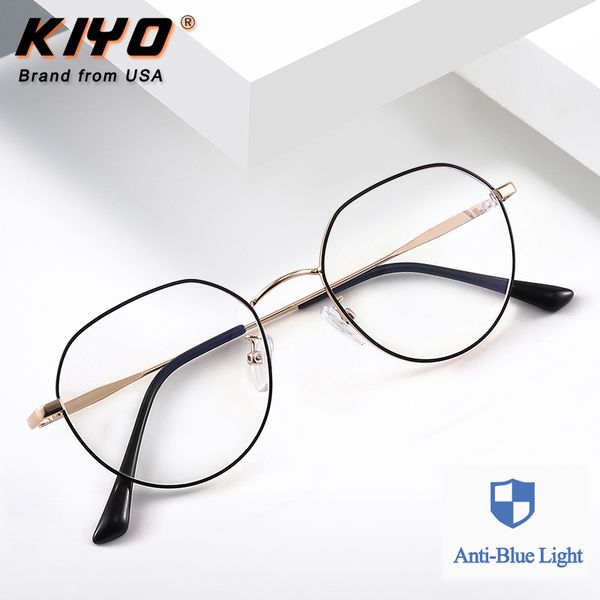 kiyo brand 2020 new women men fashion anti blue light optical frame metal eyeglasses frames oval spectacles glasses 9643, White;black
kiyo brand 2020 new women men fashion anti blue light optical frame metal eyeglasses frames oval spectacles glasses 9643, White;black