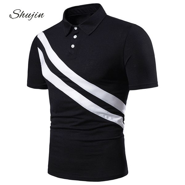 shujin men shirts striped printed patchwork short sleeve slim fit tees summer breathable high quantity men shirt, White;black
shujin men shirts striped printed patchwork short sleeve slim fit tees summer breathable high quantity men shirt, White;black