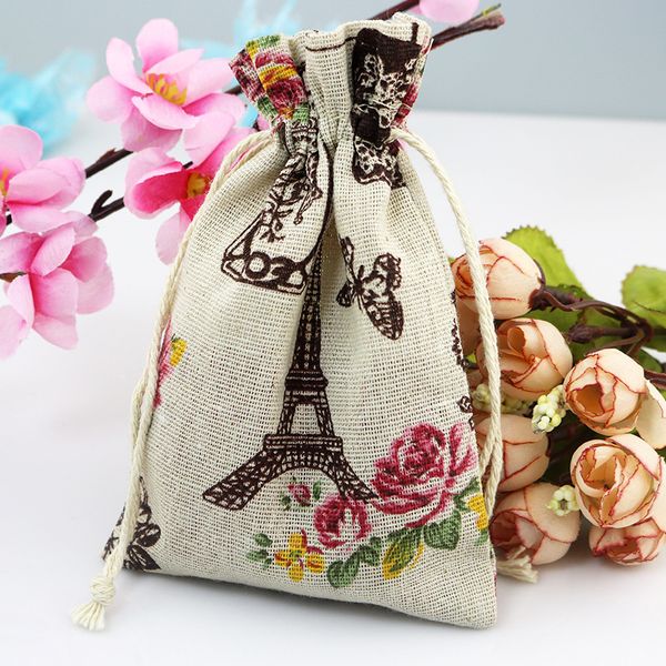50pcs 10x14cm natural organic muslin cotton drawstring bag eiffel tower printed rope bag for wedding festive party supplies
50pcs 10x14cm natural organic muslin cotton drawstring bag eiffel tower printed rope bag for wedding festive party supplies