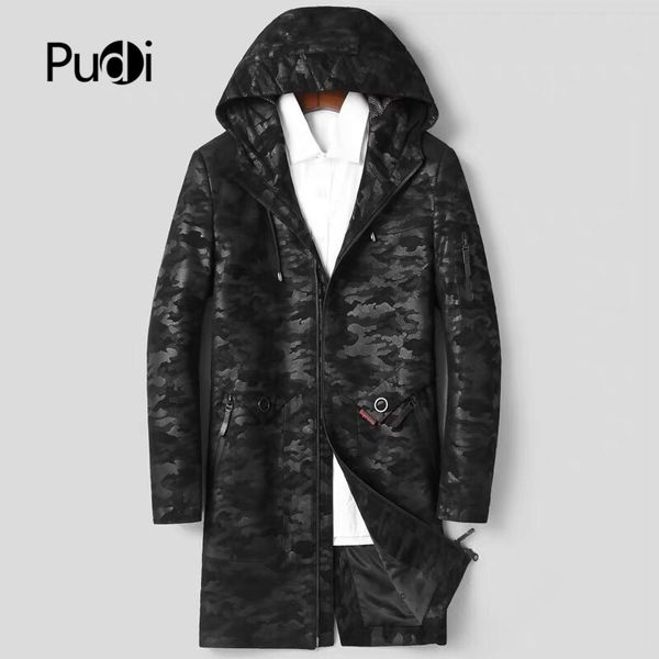 pudi mt906 2019 new fashion men's sheepskin genuine leather coat camouflage long hooded leather jacket winter warm outwear, Black;brown
pudi mt906 2019 new fashion men's sheepskin genuine leather coat camouflage long hooded leather jacket winter warm outwear, Black;brown