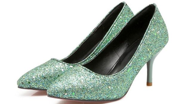 2019 women's shoes in spring and autumn with new style high heel fine heel pointed end @18, Black
2019 women's shoes in spring and autumn with new style high heel fine heel pointed end @18, Black