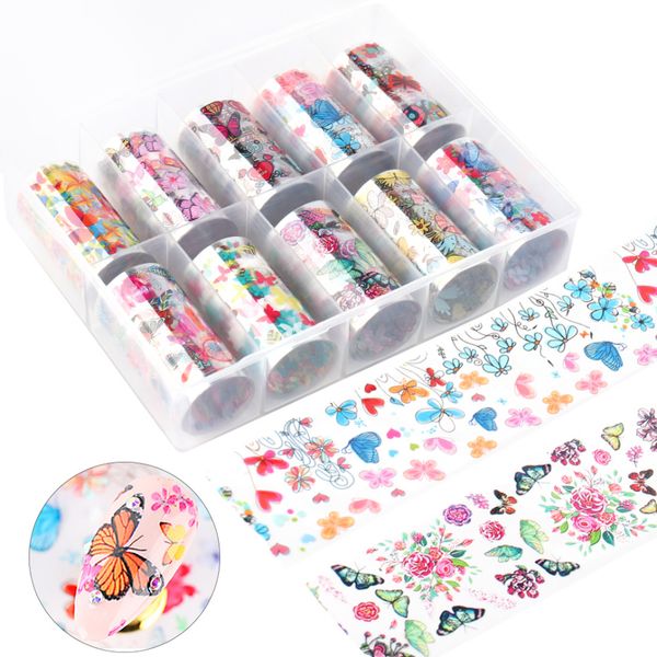 butterfly nail foil set flower nail art transfer sticker floral nails decal sliders for nail summer adhesive manicure ch1624, Black
butterfly nail foil set flower nail art transfer sticker floral nails decal sliders for nail summer adhesive manicure ch1624, Black