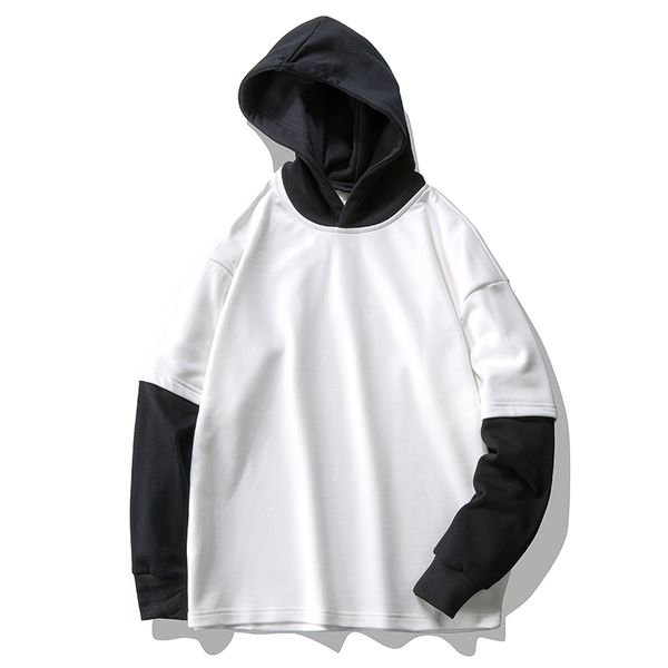 2020 new men's hip hop sweatshirts fashion hoodies fake two pieces pullover hooded outwear, Black
2020 new men's hip hop sweatshirts fashion hoodies fake two pieces pullover hooded outwear, Black