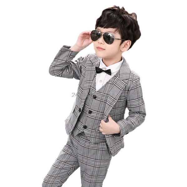 Vest + Blazer + Pants +Tie 4pcs Kids Boys Formal Wedding Suit Gentleman Tuxedo Dress Children Party Costume Clothing 2-12T
Vest + Blazer + Pants +Tie 4pcs Kids Boys Formal Wedding Suit Gentleman Tuxedo Dress Children Party Costume Clothing 2-12T