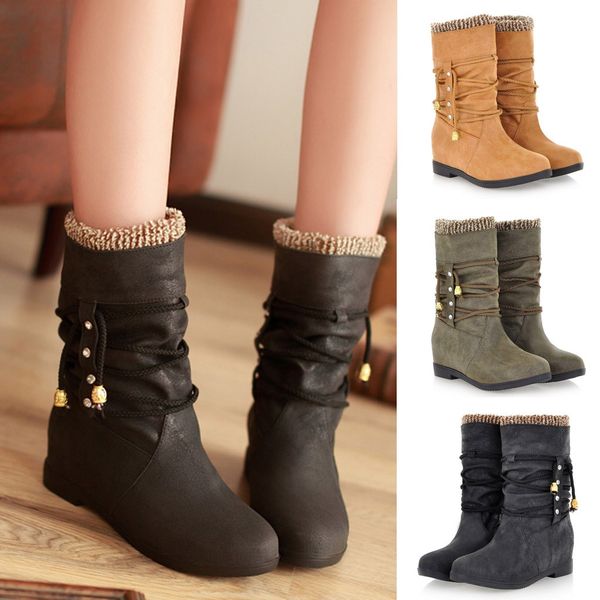 women casual shoes women breathable mesh sneakers fashion increase within boot student casual middle tube large size boots, Black
women casual shoes women breathable mesh sneakers fashion increase within boot student casual middle tube large size boots, Black