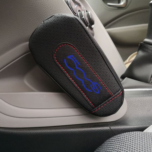 leather knee pad handrail pad interior car accessories for 500s