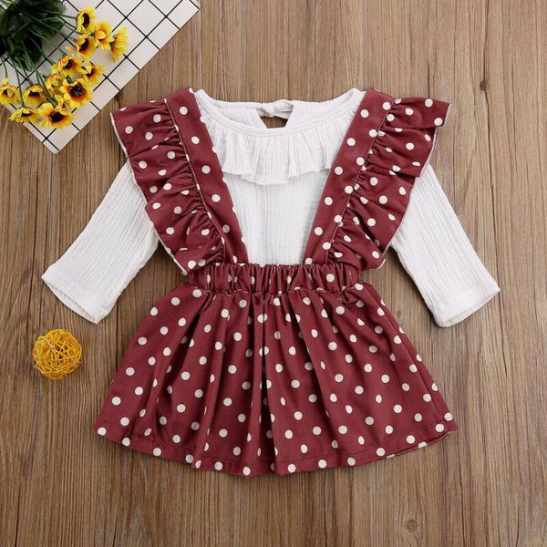 toddler newborn baby girl clothes autumn long sleeve solid romper+floral print suspender skirts outfits baby kleding, White
toddler newborn baby girl clothes autumn long sleeve solid romper+floral print suspender skirts outfits baby kleding, White