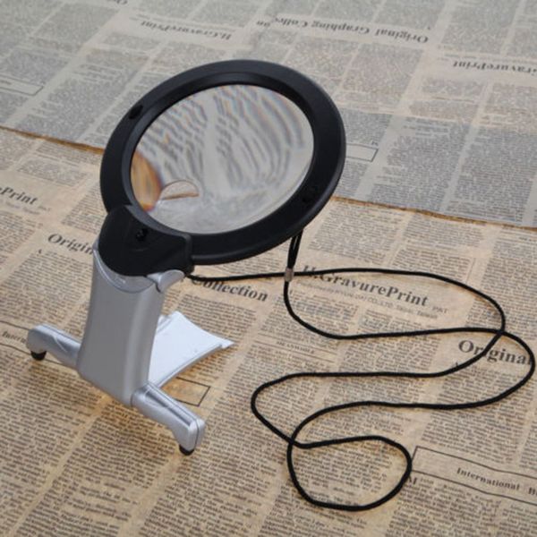 practical led magnifier 6x large magnifying glass with light led lamp giant magnifier reading hands free
practical led magnifier 6x large magnifying glass with light led lamp giant magnifier reading hands free