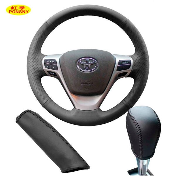 ponsny car steering/gear/handbrake genuine leather covers case for verso 2011-2014 auto hand-stitched cover black
ponsny car steering/gear/handbrake genuine leather covers case for verso 2011-2014 auto hand-stitched cover black