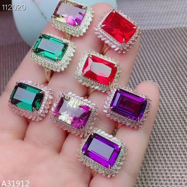 kjjeaxcmy fine jewelry 925 sterling silver amethyst amethyst green crystal red corundum ring set geometric square gold rose gold, Golden;silver
kjjeaxcmy fine jewelry 925 sterling silver amethyst amethyst green crystal red corundum ring set geometric square gold rose gold, Golden;silver