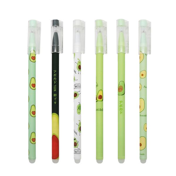 6pcs/lot kawaii avocado erasable pen 0.5mm washable handle blue ink gel pens for school office writing supplies student stationary gift
6pcs/lot kawaii avocado erasable pen 0.5mm washable handle blue ink gel pens for school office writing supplies student stationary gift
