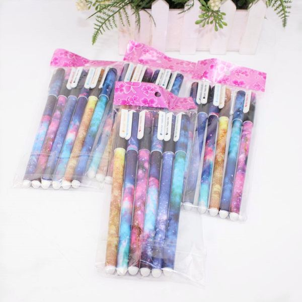 6pcs sky color gel pens set cartoon creative space cute star sweet pen korean stationery office material escolar canetas escolar
6pcs sky color gel pens set cartoon creative space cute star sweet pen korean stationery office material escolar canetas escolar