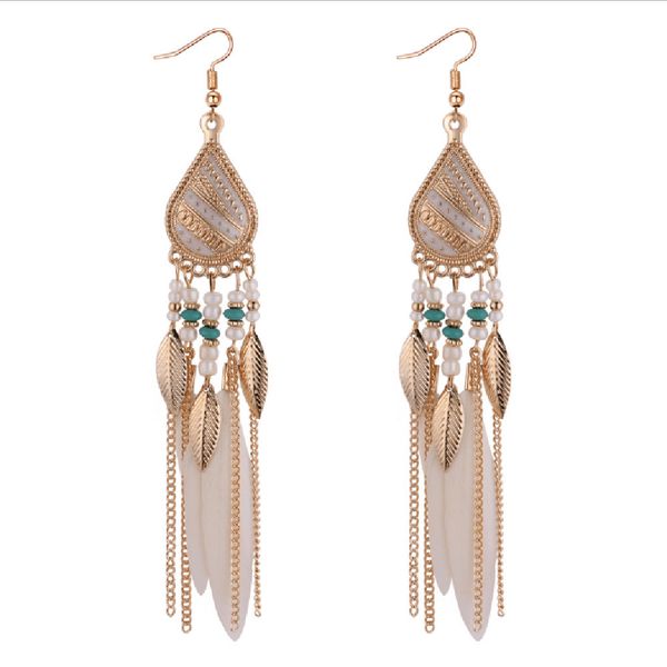 богемия перо серьги для женщин мода ювелирные изделия бусины кисточкой мотаться длинные серьги ловец снов падение серьги, Silver
богемия перо серьги для женщин мода ювелирные изделия бусины кисточкой мотаться длинные серьги ловец снов падение серьги, Silver