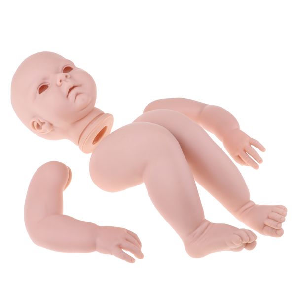 unpainted reborn doll kits ( head & limbs) soft vinyl newborn baby model set diy accessories, 28 inch
unpainted reborn doll kits ( head & limbs) soft vinyl newborn baby model set diy accessories, 28 inch