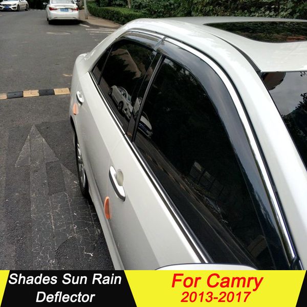for toyota camry 2013-2017 plastic window visor vent shades sun rain deflector guard for camry auto accessories 4pcs/set
for toyota camry 2013-2017 plastic window visor vent shades sun rain deflector guard for camry auto accessories 4pcs/set