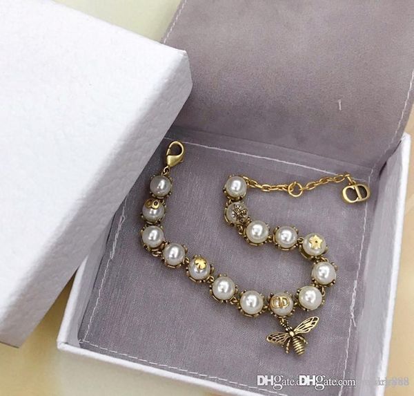 explosive fashion bee pearl designer bracelet luxury designer jewelry women bracelet, Golden;silver
explosive fashion bee pearl designer bracelet luxury designer jewelry women bracelet, Golden;silver