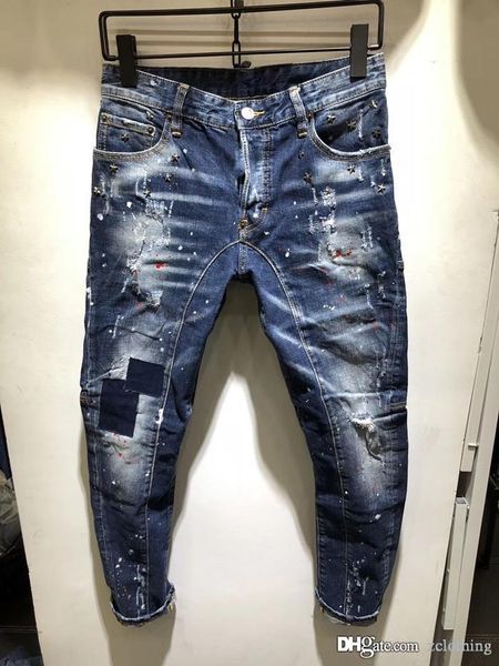 мужские 2019 роскошные дизайнерские джинсы de designer pour hommes fit мотоцикл байкер джинсовые дизайнерские брюки хип-хоп мужские джинсы, Blue
мужские 2019 роскошные дизайнерские джинсы de designer pour hommes fit мотоцикл байкер джинсовые дизайнерские брюки хип-хоп мужские джинсы, Blue